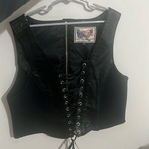 Women’s Leather Vest